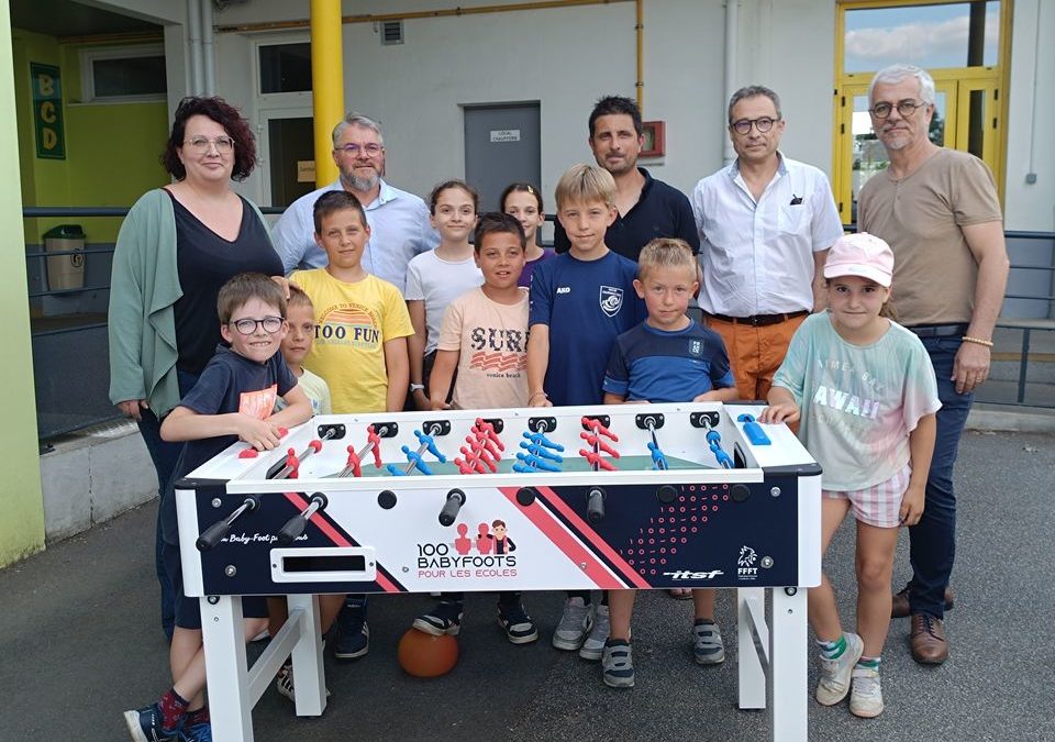 Rentrée 2023 : un babyfoot sur la cour !