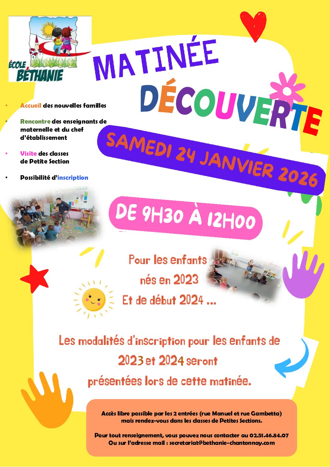 Affiche matinée découverte 2026 ESSAI