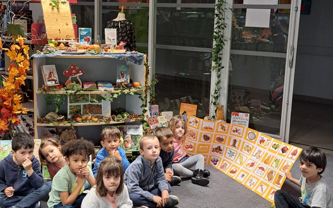 Les GS à la découverte du CDI du lycée