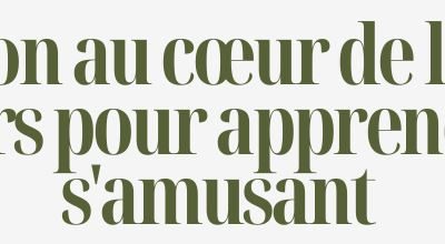 La nutrition à l&rsquo;école… Article de Tanya (stagiaire).